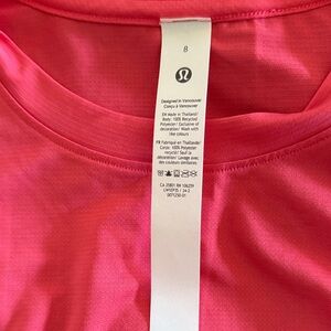 Lululemon Athletica Bright Pink Top